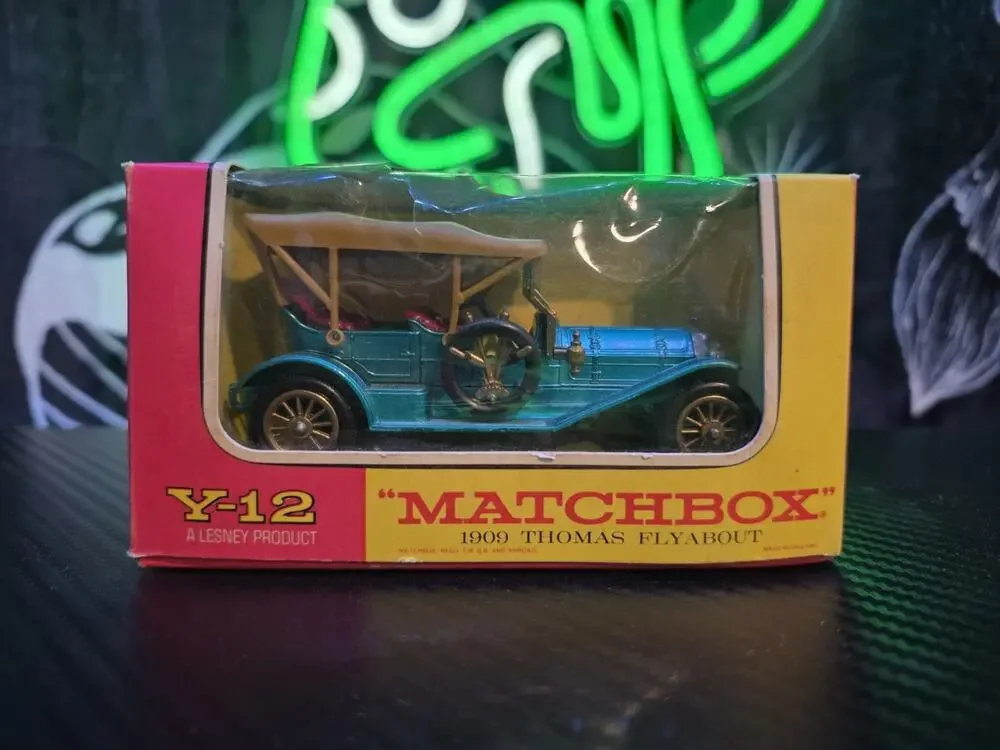 Matchbox Lesney Models Of Yesteryear 1909 Thomas Flyabout Y-12 1967